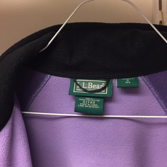 PRICE DROP!! LL Bean purple Polartec fleece size S - Picture 4 of 8